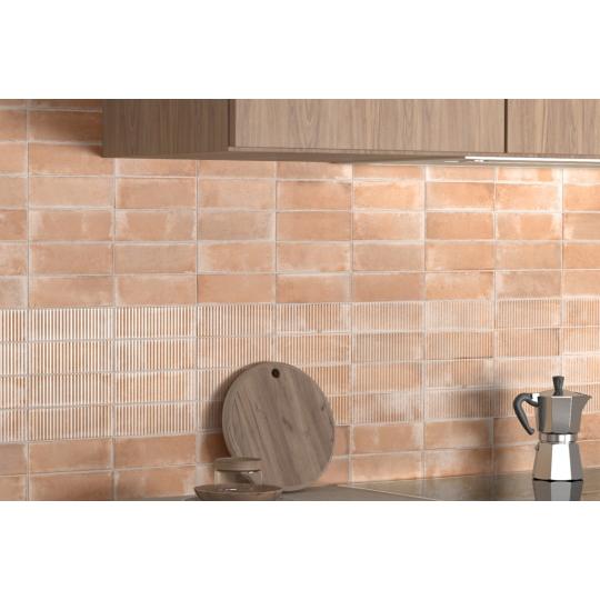 mediterran kismeretu hosszukas barazdalt voros tegla szinu konyha csempe furdoszoba kulonleges design burkolat rusztikus vintage elegans kis csempe lameridiana lakberendezesi bolt.jpg